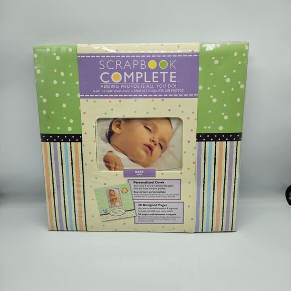 RARE NEW Tapestry CR Gibson Complete Scrapbook Photo Album 12x12 Baby ~ Animals - Picture 1 of 6